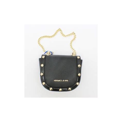 versace collection saddle bag